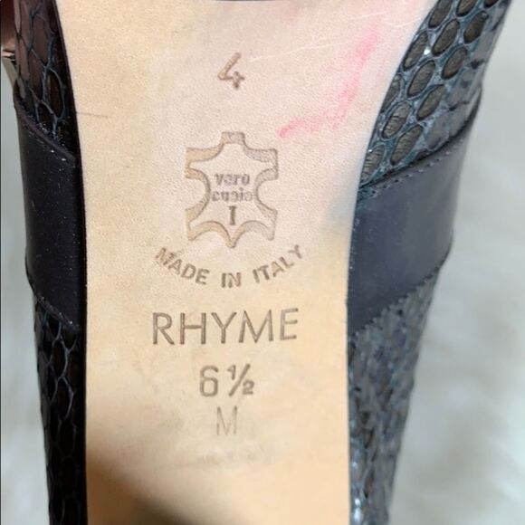Brighton Rhyme Leather Mules Size 6.5 - Picture 5 of 6